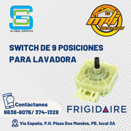SWITCH LAVADORA FRIGIDAIRE 137493400